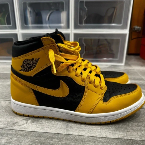 靴 NIKE AIR JORDAN 1 RETRO HIGH OG POLLEN Nike Air Jordan 1 Retro High OG Pollen Black Men's 555088